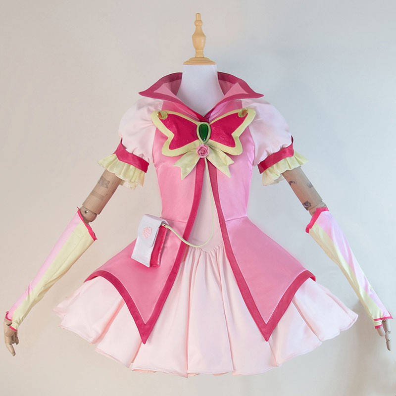 Yes!プリキュア5GoGo 夢原のぞみ変身 キュアドリーム コスプレ衣装 変装 仮装 コスチューム