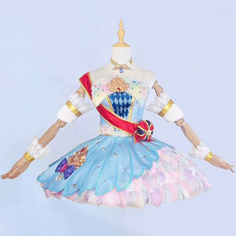 アイカツ! -アイドルカツドウ!- 大空あかり プレミアムドレス?オデットスワンコーデ コスプレ衣装 アイドル衣装 ステージ衣装