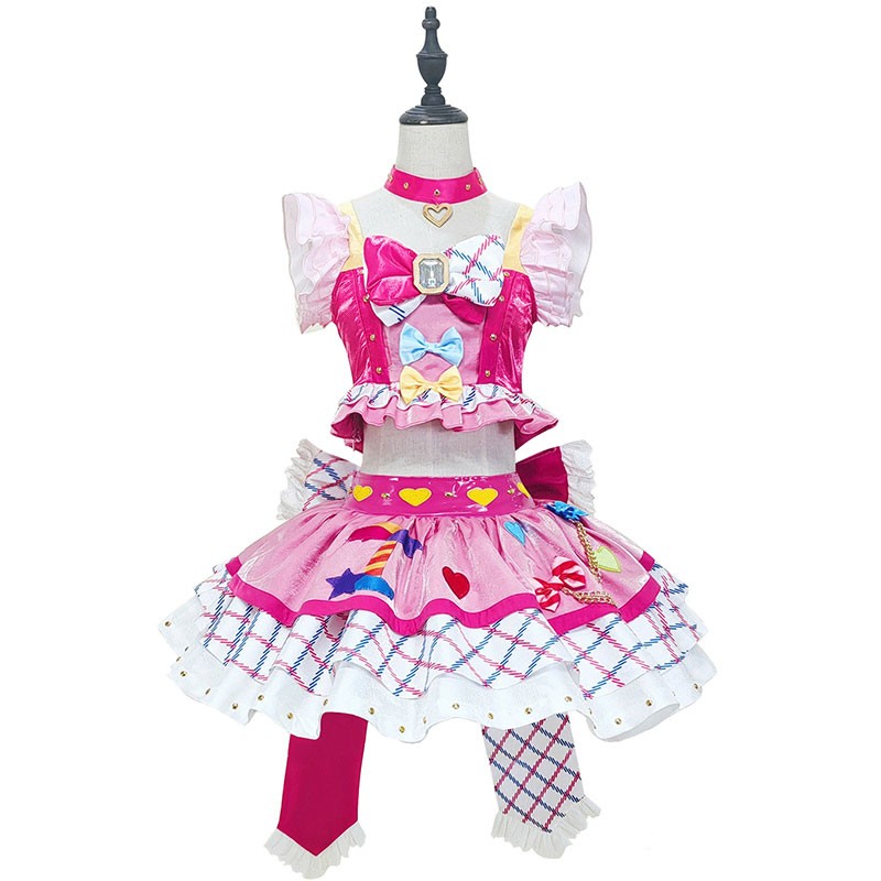 劇場版アイカツスターズ! 虹野ゆめ （にじのゆめ）アイドル衣装  ステージ衣装 コスプレ衣装 変装 仮装