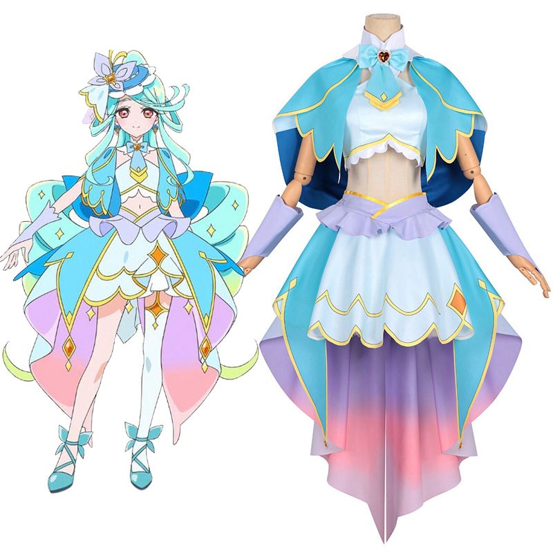 名探偵プリキュア! キュアエクレール きゅあえくれーる Cure Eclair コスプレ衣装 変装 仮装 コスチューム