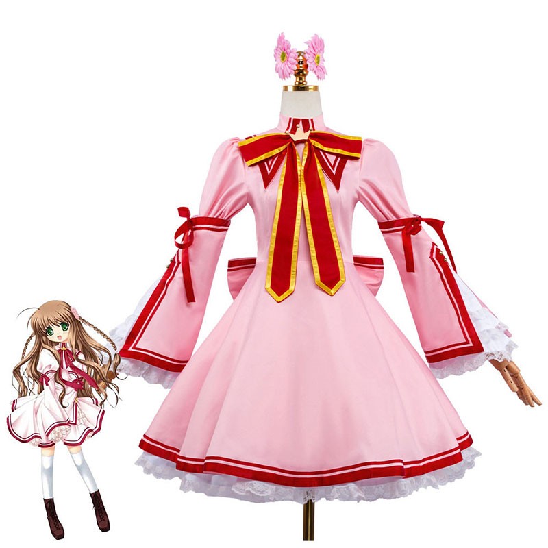 ゲーム Rewrite りらいと 神戸小鳥 かんべことり コスプレ衣装 コスチューム ドレス イベント 仮装 撮影