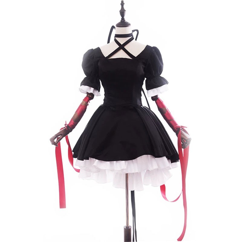 ゲーム Rewrite りらいと 篝ちゃん かがり 黒いワンピース コスプレ衣装 コスチューム イベント ハロウィン