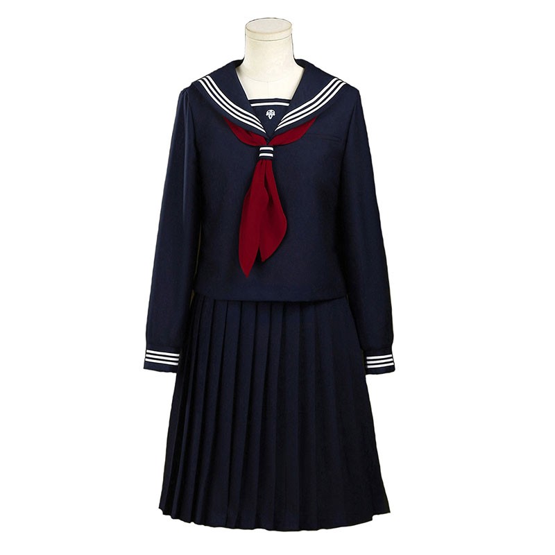 サイレントヒルf  SILENT HILL f 風 深水雛子 しみずひなこ セーラー服 女子制服 コスプレ衣装 青