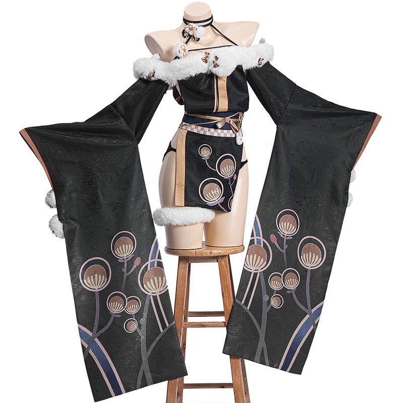 アズールレーン Laffey ラフィーII ウサウサ城主の見回り休憩 浴衣 コスプレ衣装 着物 和服