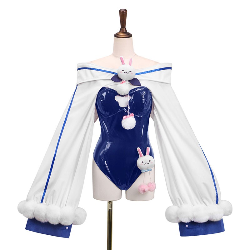 アズールレーン ラフィーII うとうとビジーデー バニーガール コスプレ衣装 ボディスーツ