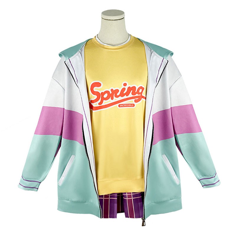 学園アイドルマスター 初星学園アイドル 藤田ことね コスプレ衣装 コスチューム いつもの私服 パーカー ミニスカート