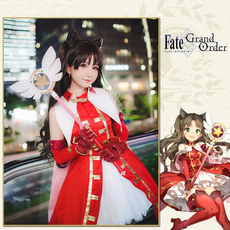 【在庫商品】Fate/Grand Order FGO　遠坂凛 赤宝石　魔法 コスプレ衣装