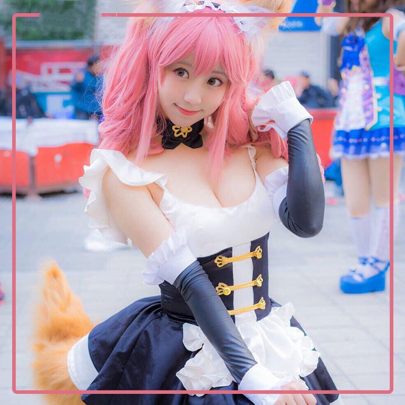 Fate/EXTELLA 玉藻の前　可愛い良妻風　メイド衣装　コスプレ衣装　クラシック