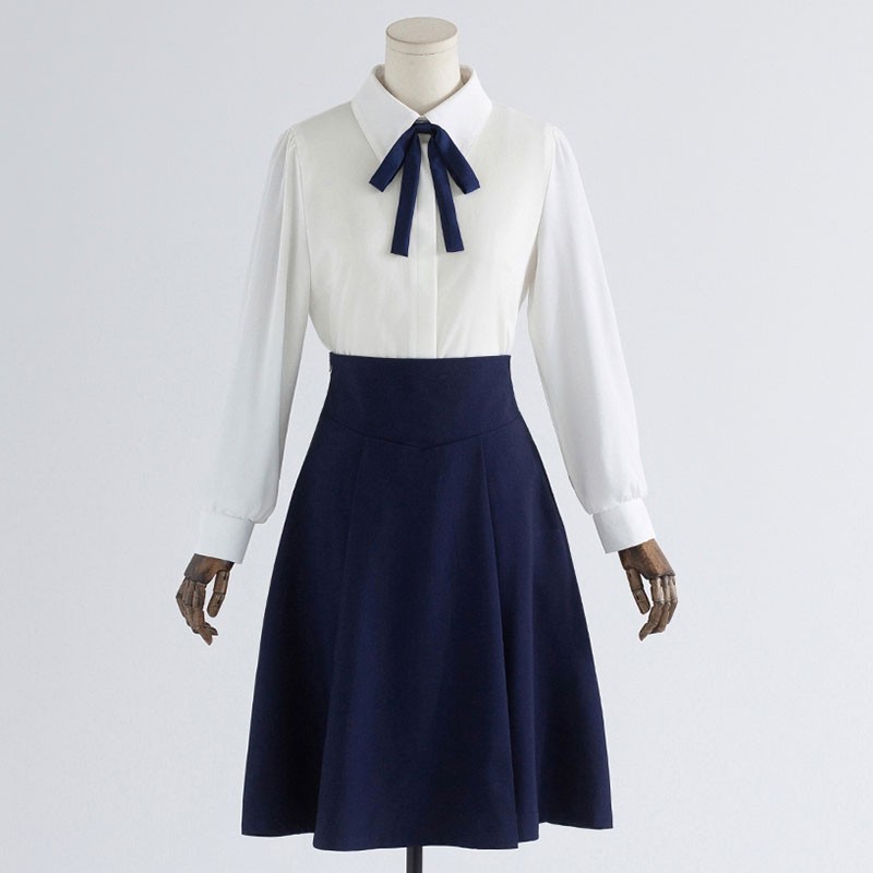 Fate/Zero フェイト/ゼロ Fate/stay night フェイト/ステイナイト セイバー Saber 私服 コスプレ衣装 コスチューム かわいい スカート 撮影