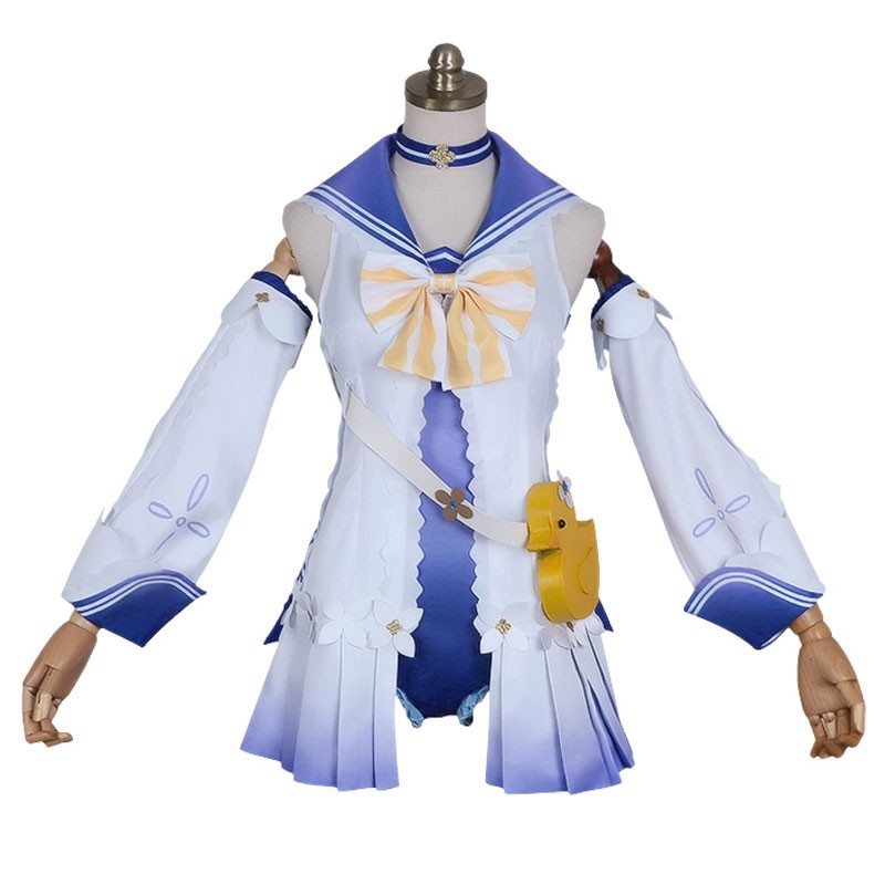 Genshin Impact　原神　げんしん　バーバラ　Barbara　水着　可愛い　コスチューム　セーラー服