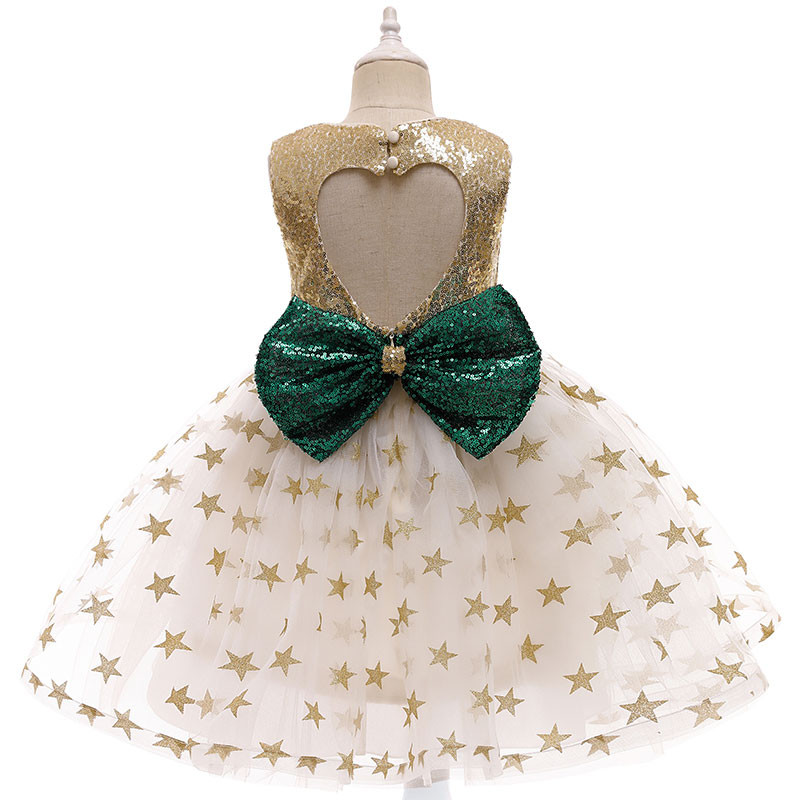 姫様ドレス　子供 女の子　プリンセスドレス　背中ハート　ワンピース キッズ用 ハロウィン 仮装