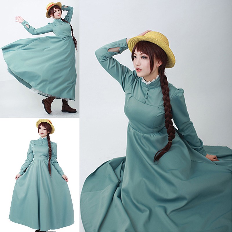 ハウルの動く城　ソフィー　洋服　ワンピース　コスプレ衣装