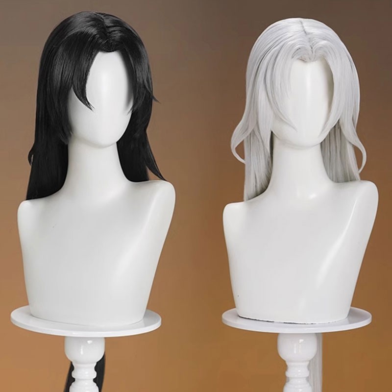 アイデンティティV　白黒無常　謝必安　范無咎　コスプレかつら　黒い　白い　かっこいい　撮影