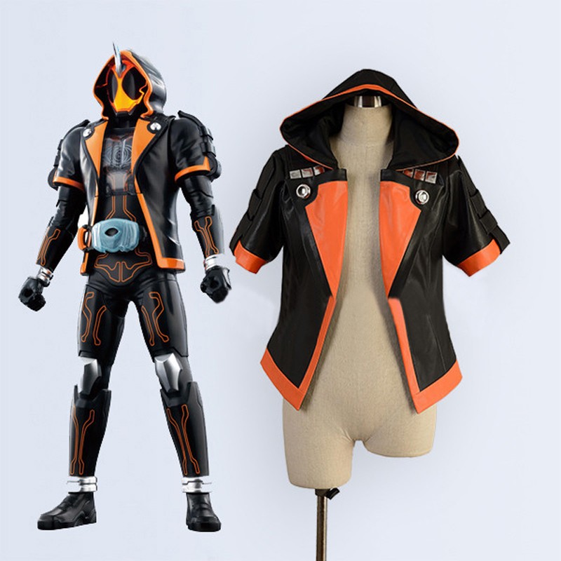 仮面ライダーゴースト 俺魂 変身 コート 帽子付　 コスプレ衣装
