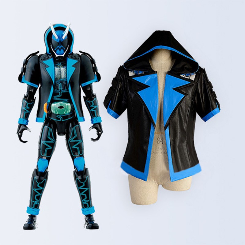 仮面ライダーゴースト スペクター 深海誠 変身 コート 帽子付　コスプレ衣装
