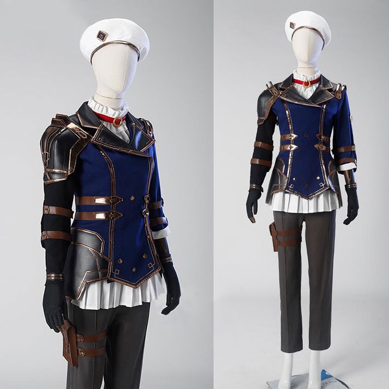 League of Legends Arcane Kaitrin コスプレ衣装 Caitlyn Kiramman the Sheriff of Piltover 変装 かっこいい 軽装 撮影