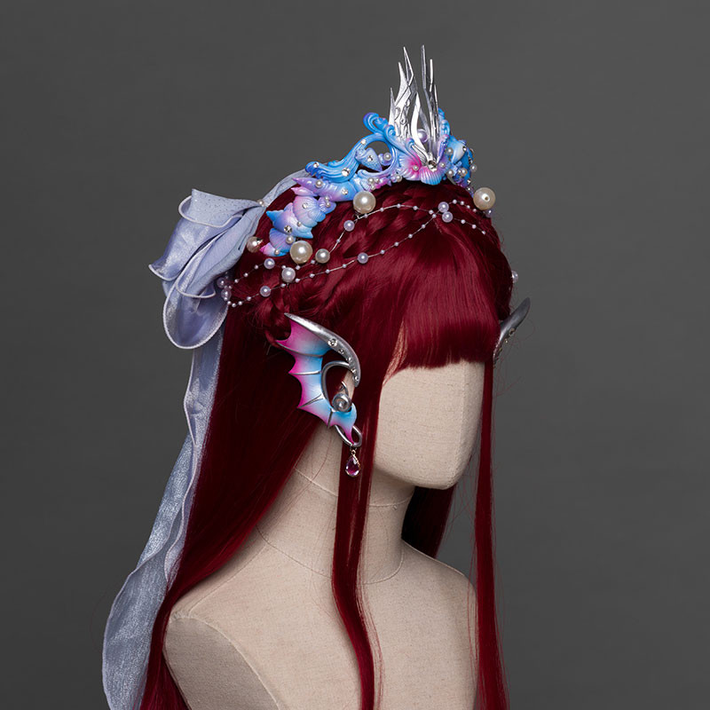 人魚姫　アクセサリー　髪飾り　耳飾り