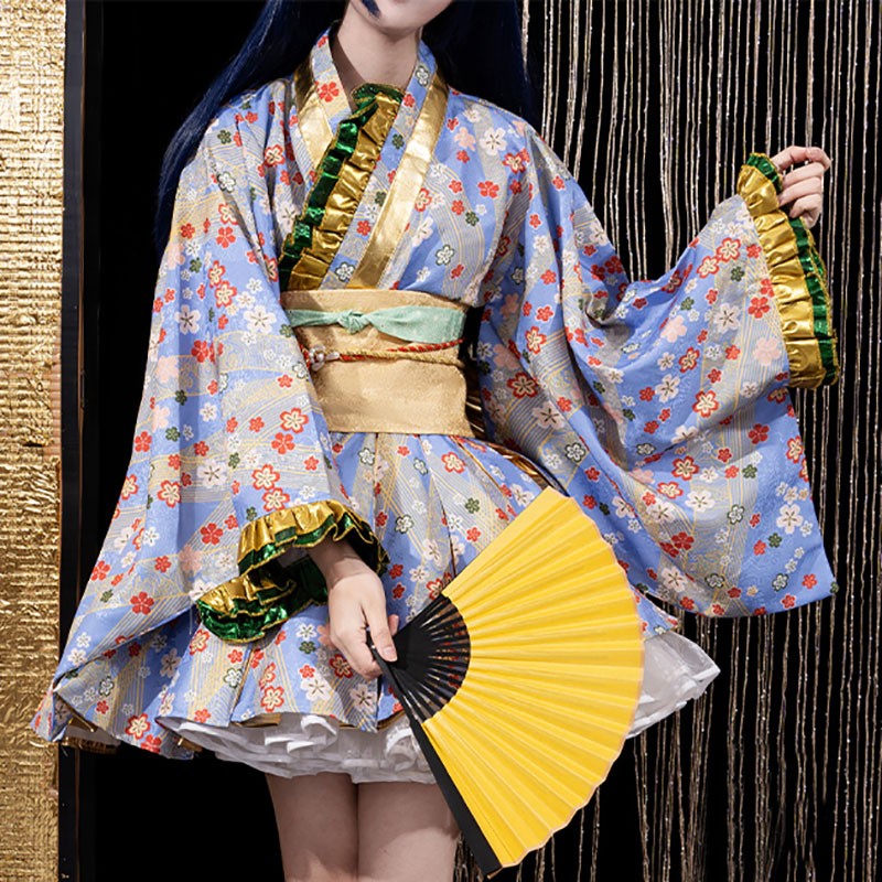 ラブライブ!　園田海未　コスプレ衣装　ミューズ　輝夜の城で踊りたい　和風　かわいい　コ　スチューム