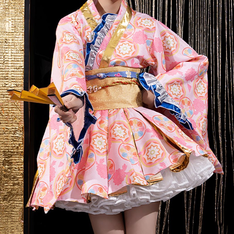 ラブライブ!　矢澤にこ　コスプレ衣装　コスチューム　ミューズ　仮装　和風　輝夜の城で踊りたい　着物