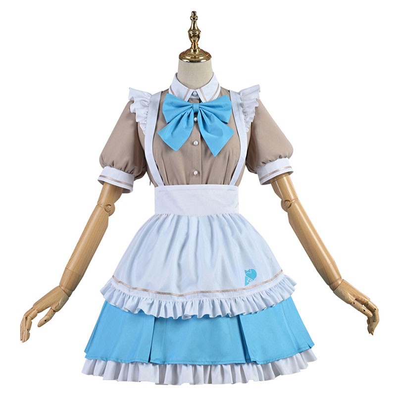 ラブライブ！　Love Live! 　タン クゥクゥ　コスプレ衣装　メイド服　かわいい　萌え　コスチューム