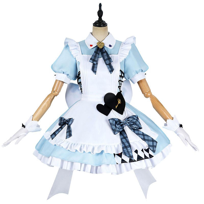 GiGO コラボカフェ LoveLive ラブライブ！ μ's Muse メイド服 全員 コスプレ衣装 演出服 舞台装 コスチューム かわいい スカート 撮影
