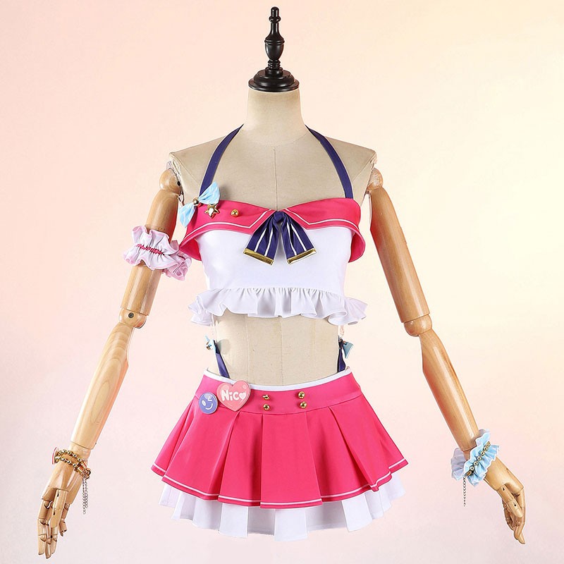 LoveLive! ラブライブ! μ's 矢澤にこ やざわにこ 水着 コスプレ衣装 キャラクターコスチューム 撮影用