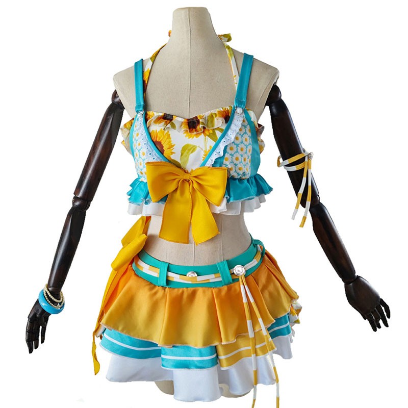ラブライブ!くじ引き堂水着 μ's 星空凛 ほしぞらりん 水着 コスプレ衣装 変装 仮装 ステージ衣装