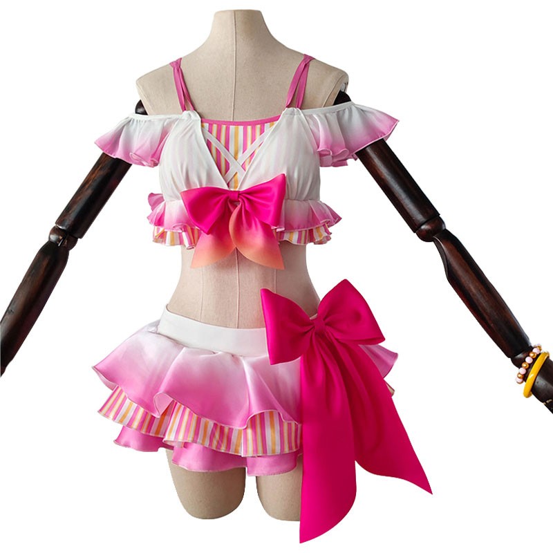 ラブライブ!くじ引き堂水着 μ's 矢澤にこ やざわにこ 水着 コスプレ衣装 キャラクターコスチューム