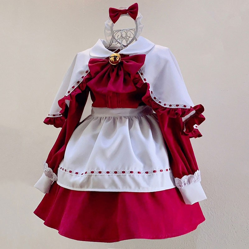 クリスマスメイド服 撮影 可愛い 変装 コスチューム