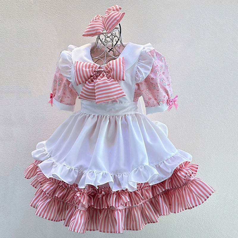 サンリオメイド服 撮影 可愛い 変装 コスチューム