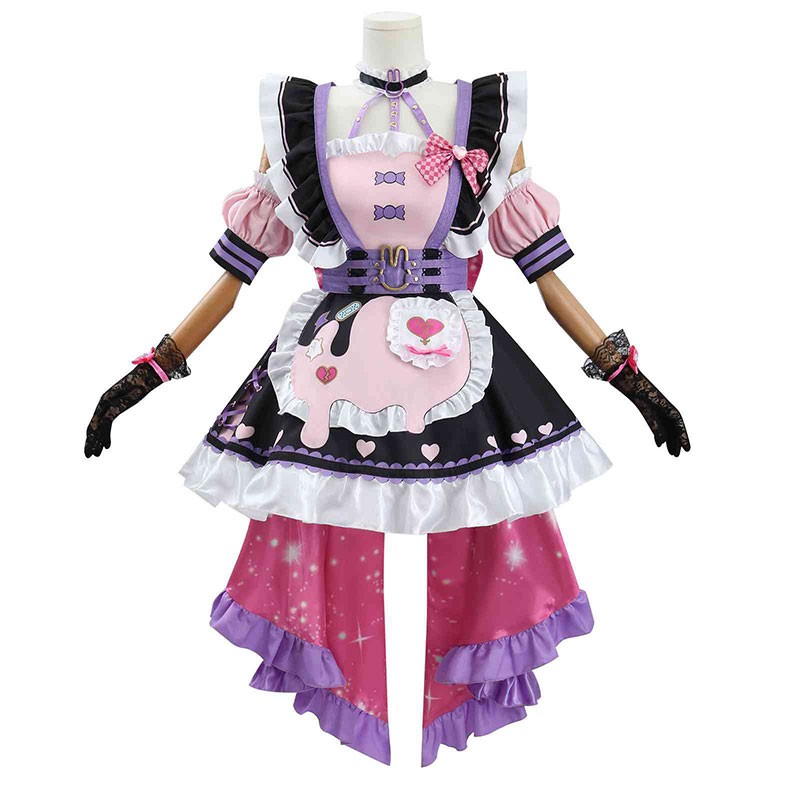Vtuber NIJISANJI にじさんじ マリア マリオネット Maria Marionette コスプレ衣装 かわいい コスチューム スカート ロリータ