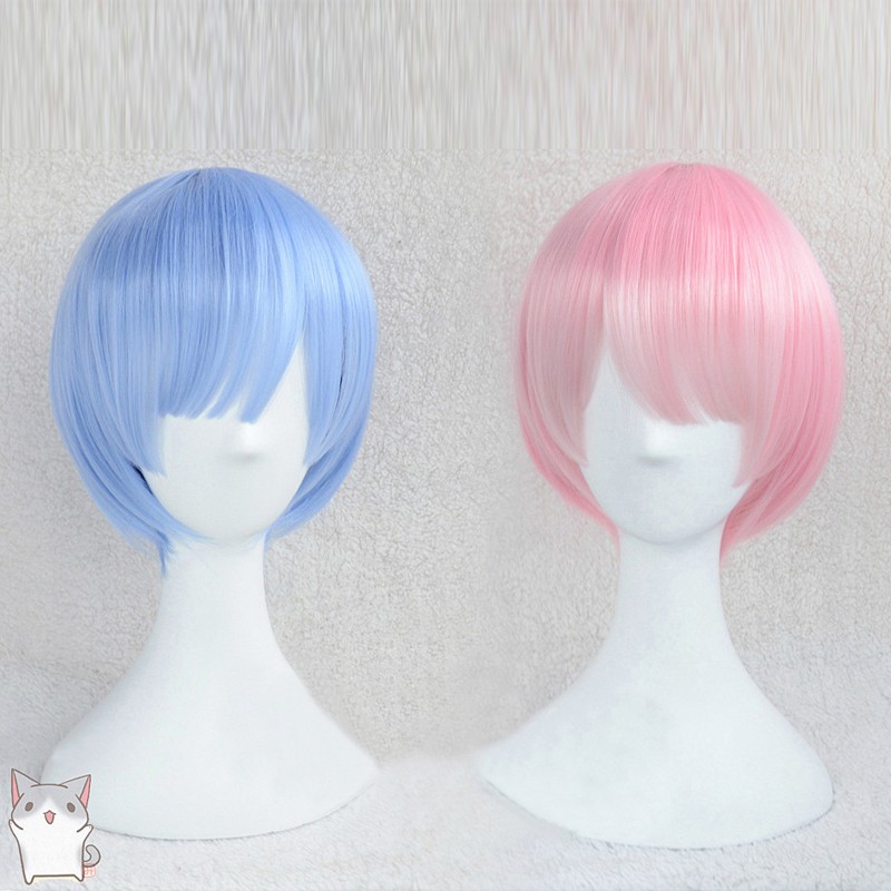 Re:ゼロから始める異世界生活 レム(リゼロ) / ラム(リゼロ) 双子 ラム レム　コスプレウィッグ