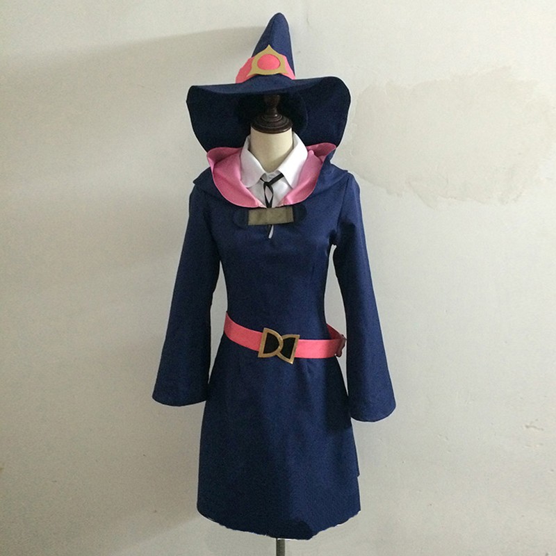 リトルウィッチアカデミア　魔女風　魔法士　帽子付き　コスプレ衣装