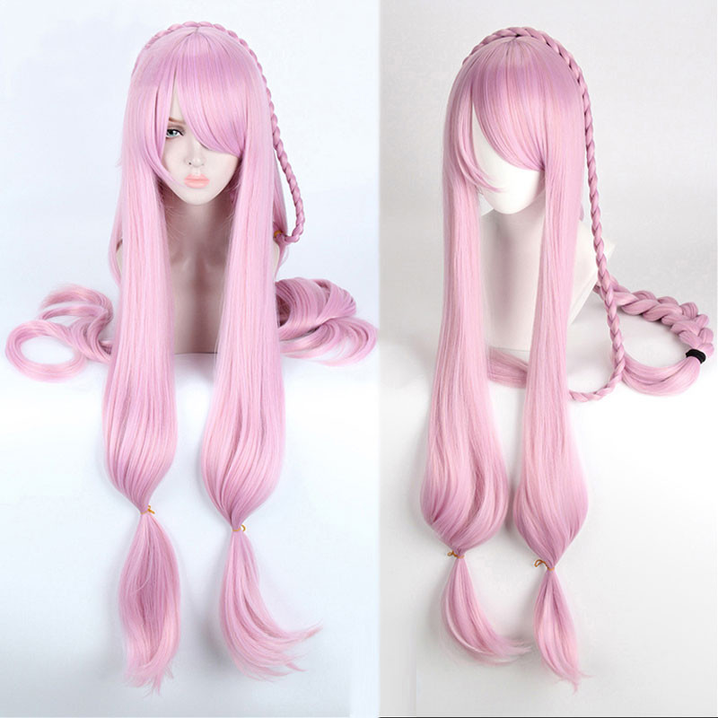 グランブルーファンタジー　ナルメア　コスプレ　ウイッグ　ピンク＋パープル　長髪　特製色　