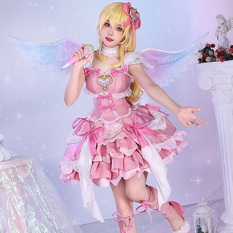 アイカツ！シリーズ　Aikatsu! Series　星宮いちご　オーロラキス　ピンク　甘い風　かわいい　コスプレ