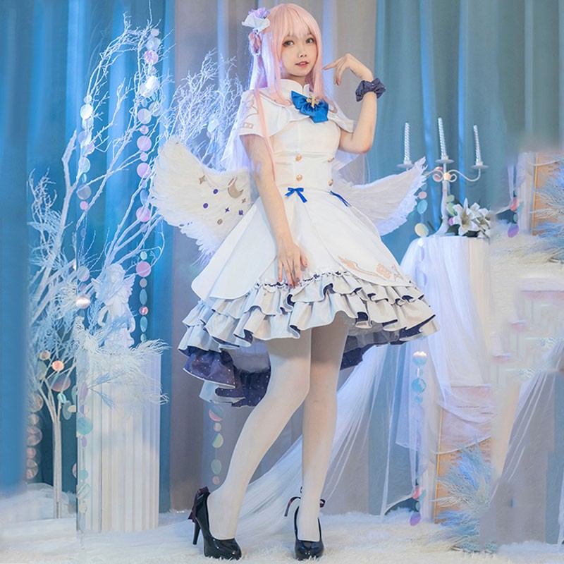 ブルーアーカイブ-Blue Archive-  聖園ミカ オタク系  常服 可愛い ゴシック風 お姉さん系　ゲーム着 オーダーメイド