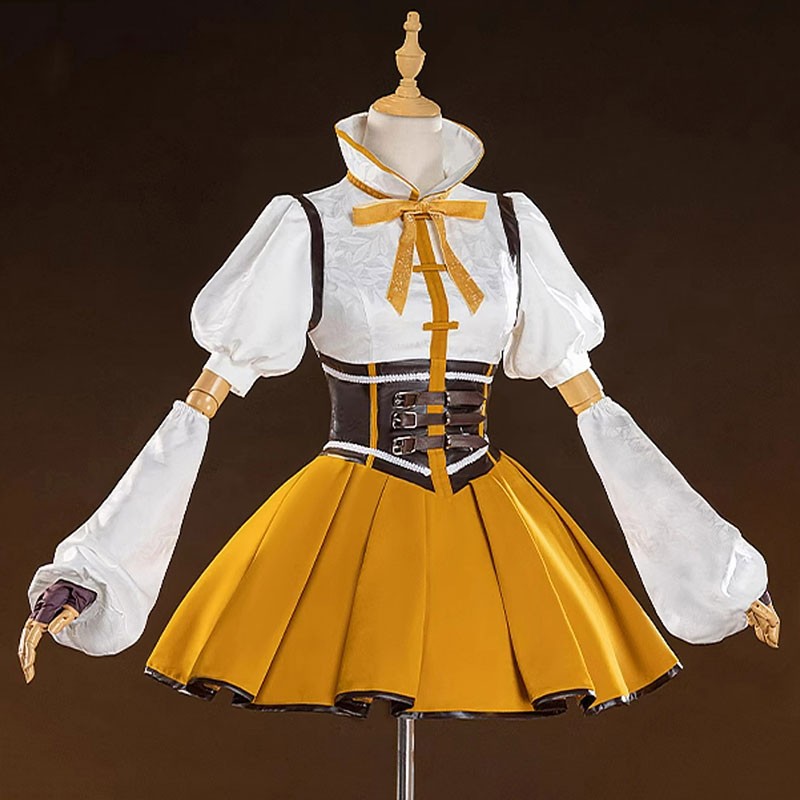 魔法少女まどか☆マギカ　巴マミ　コスプレ衣装　制服風　かわいい　変身衣装　仮装　コスチューム