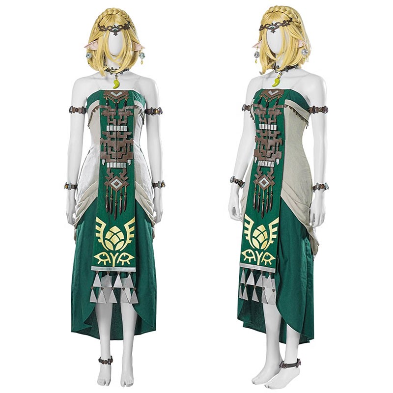 ゼルダの伝説　ゼルダ　コスプレ衣装　ティアキン　コスチューム　ゼルダ姫　ティアーズオブザキングダム　かわいい