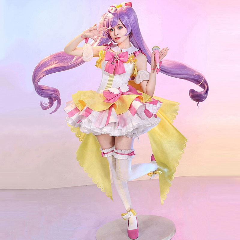 プリパラ　真中らぁら　コスプレ衣装　アイドル　舞台衣装　かわいい　派手　コスチューム　