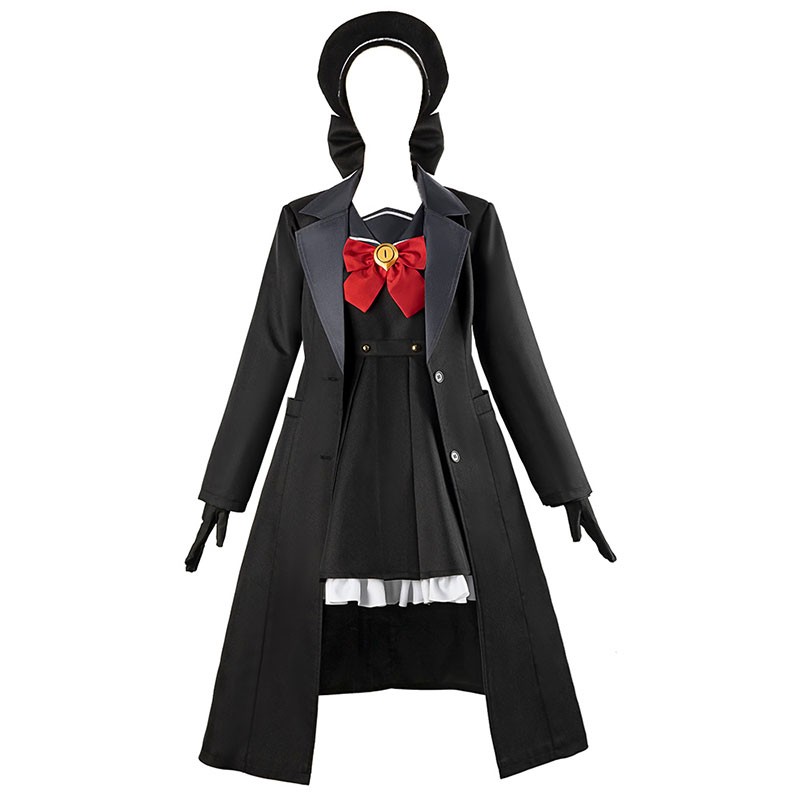 ブルーアーカイブ  ニヤニヤ教授  コスプレ女装　 JK制服 　オタク系 　かわいい　ロリータ　黒い