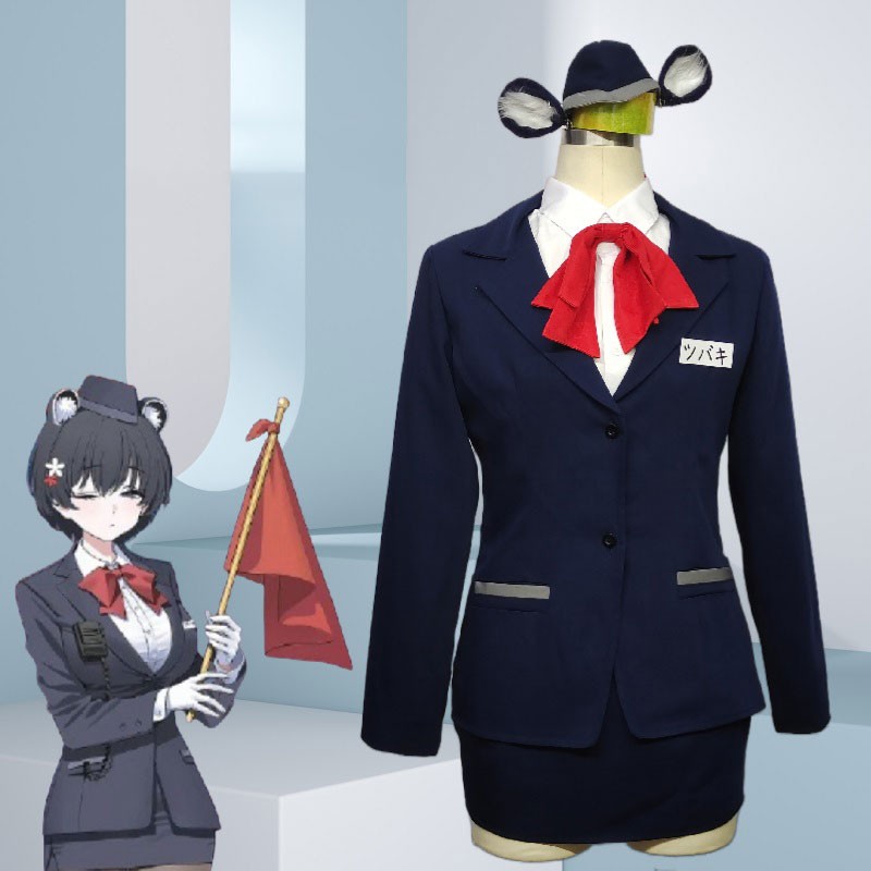 ブルーアーカイブ 春日ツバキ コスプレ衣装 制服 オーダーメイド  軽装 かわいい