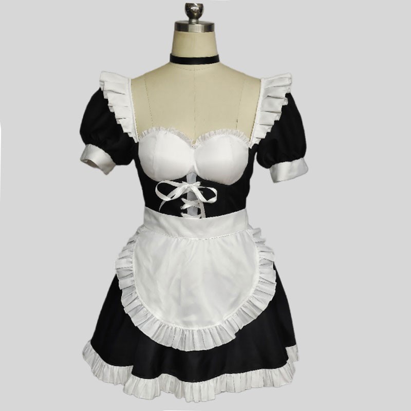 楓と鈴 メイド服 コスプレ衣装 セクシー かわいい ミニスカート
