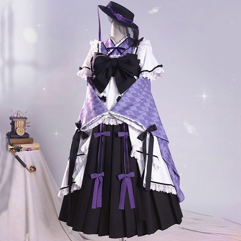 魔法少女まどか☆マギカ　暁美 ほむら　コスプレ衣装　メイド服　かわいい　コスチューム