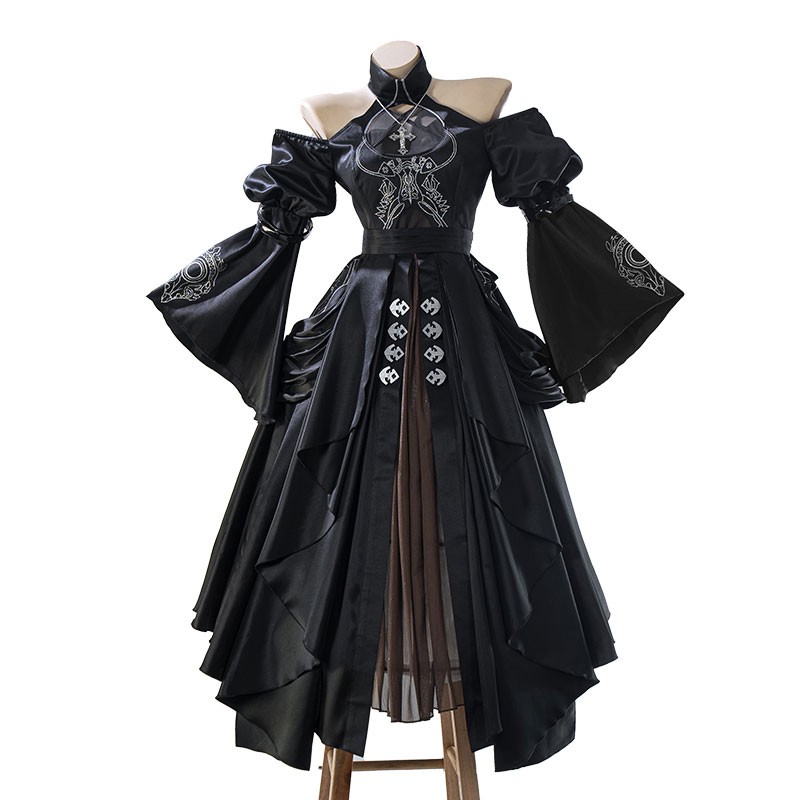 ドラッグオンドラグーン 3　DRAG-ON DRAGOON 3 ZERO　ゼロ コスプレ服　黒い　スカート　かわいい　コスチューム