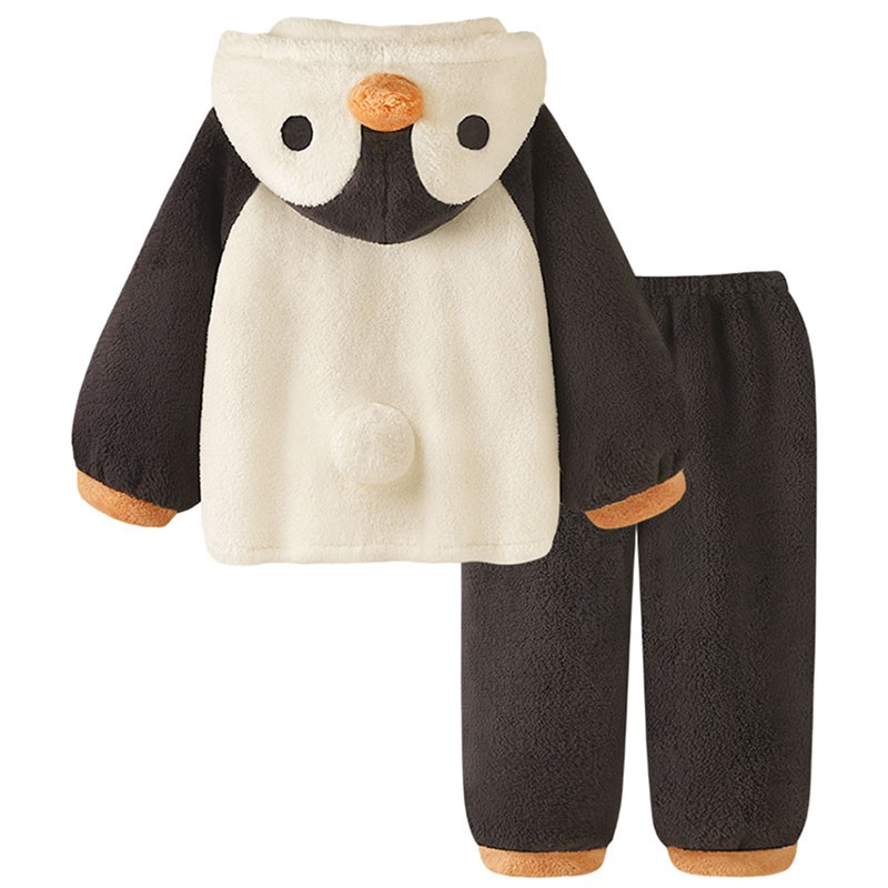 パジャマ ペンギン 部屋着 かわいい 暖かい アニメ風