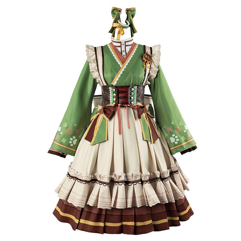 ウマ娘 プリティーダービー マンハッタンカフェ コスプレ衣装 撮影 コスチューム かわいい スカート