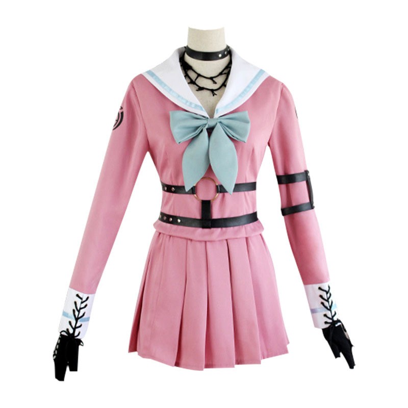 ニュー ダンガンロンパV3 みんなのコロシアイ新学期 入間美兎 いるま みう コスプレかつら 撮影 かわいい ピンク