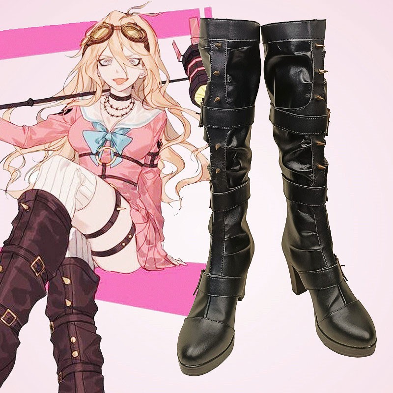 ニュー ダンガンロンパV3 みんなのコロシアイ新学期 入間美兎 いるま みう コスプレ靴 撮影 かわいい オーダーメイド