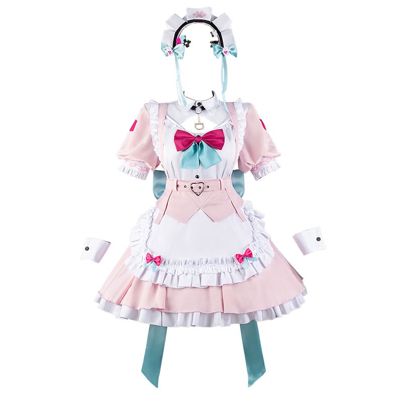 VTuber バーチャルYouTuber 結城さくな ゆうきさくな コスプレ衣装 撮影 制服 スカート リボン結び コスチューム かわいい