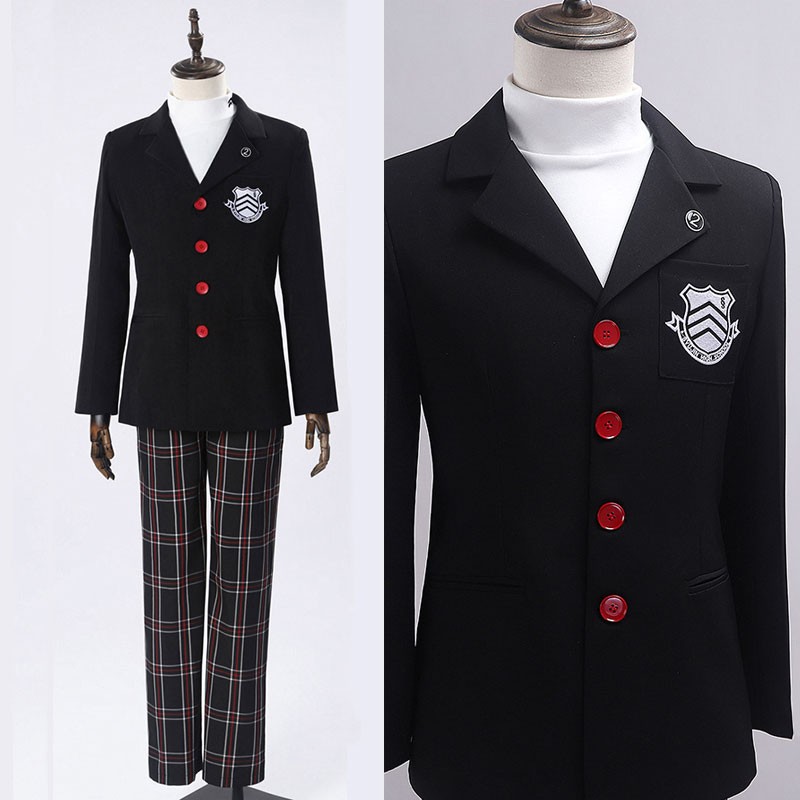 ペルソナ5　雨宮蓮　コスプレ衣装　制服　カッコイイ　私立秀尽学園　コスチューム　仮装　